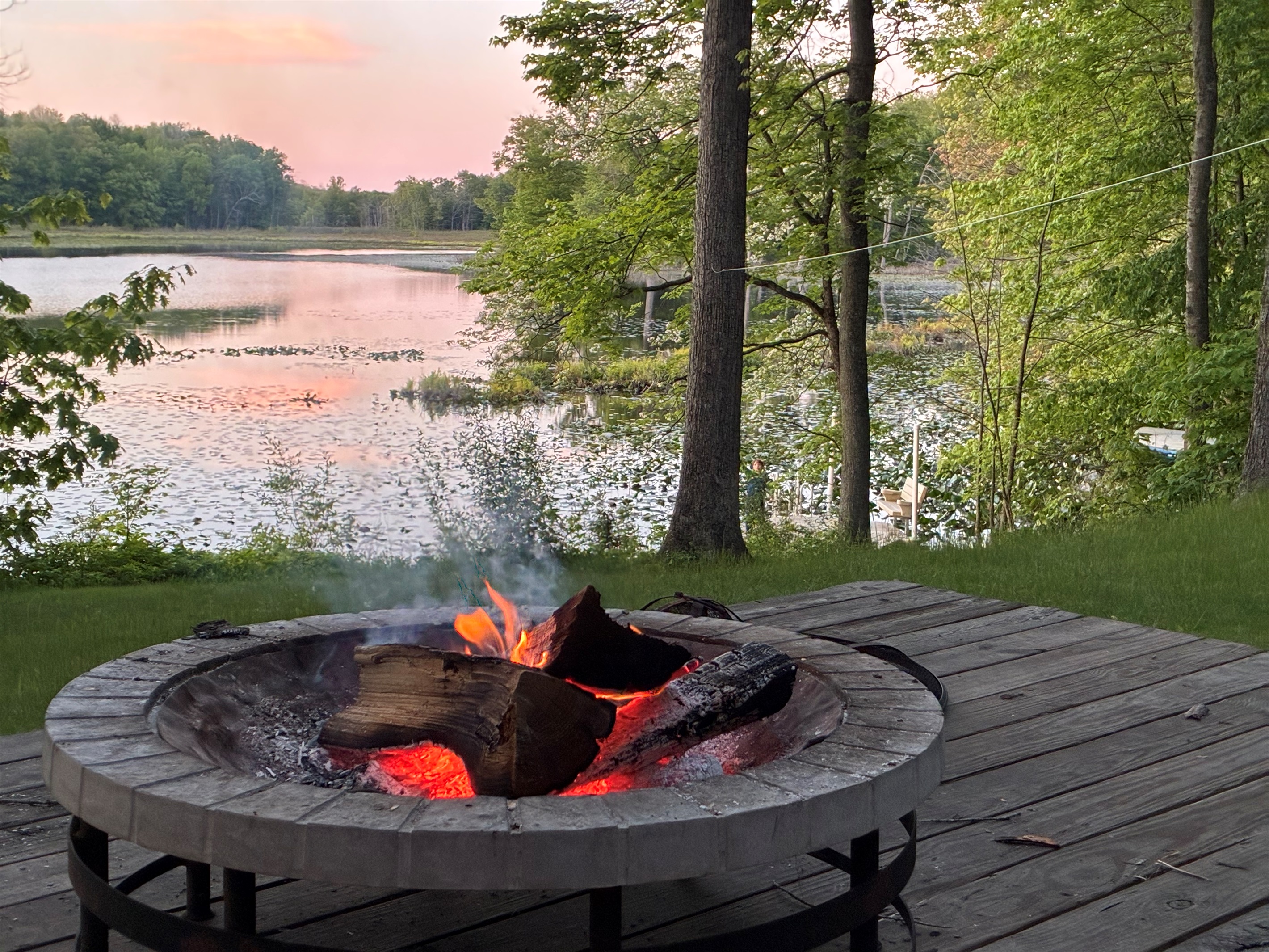 Enjoy a bonfire with friends