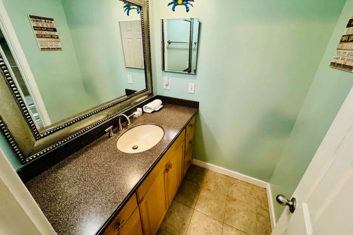 Second bathroom vanity