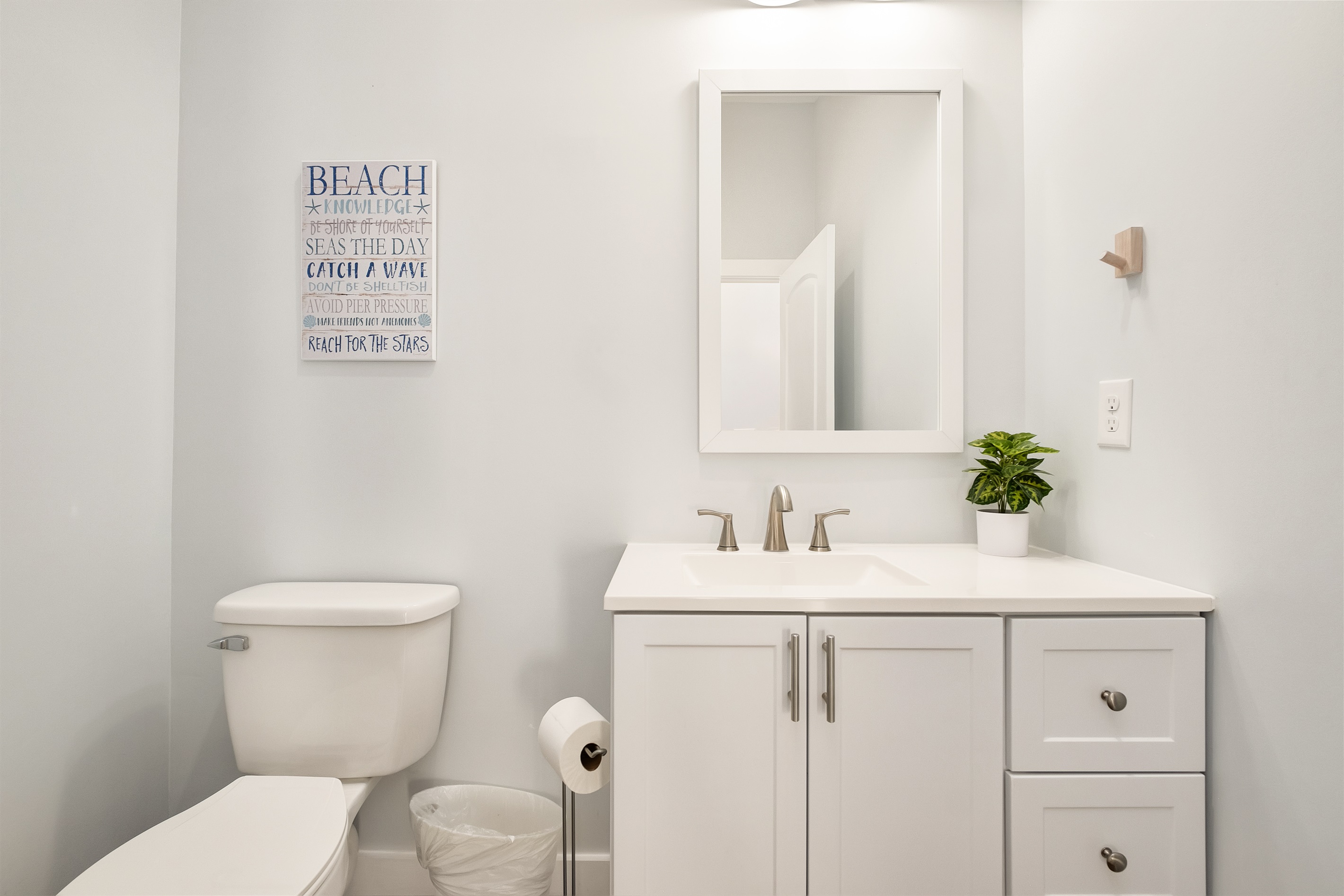 Half bath next to Living Room