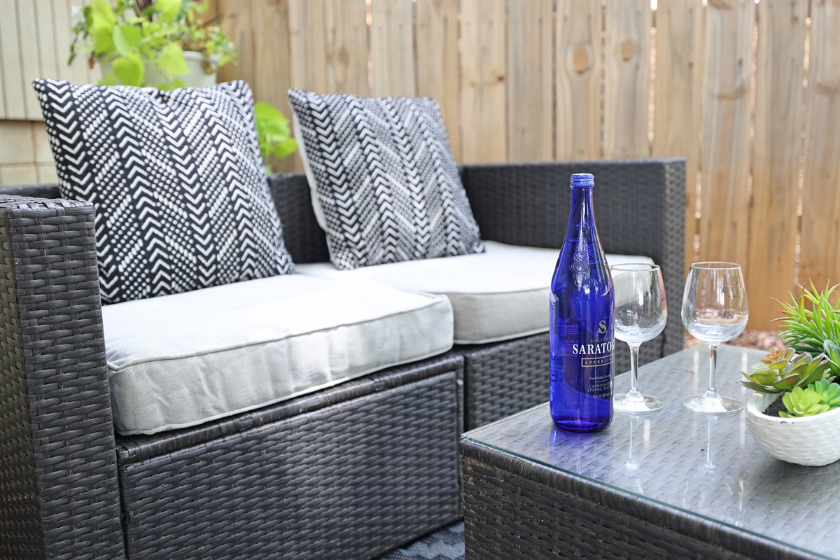 Back Patio-Shared by Unit A & B