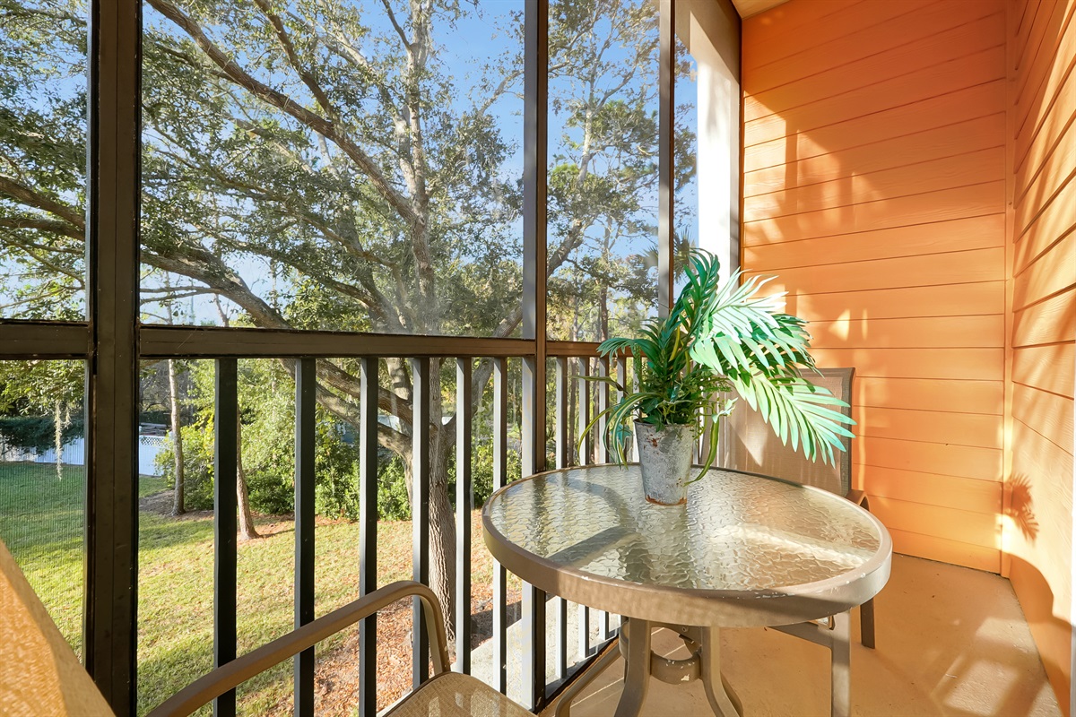 Master bedroom balcony