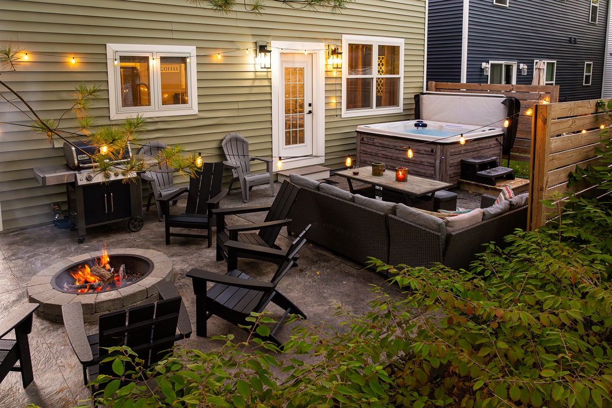 Relax in the outdoor space