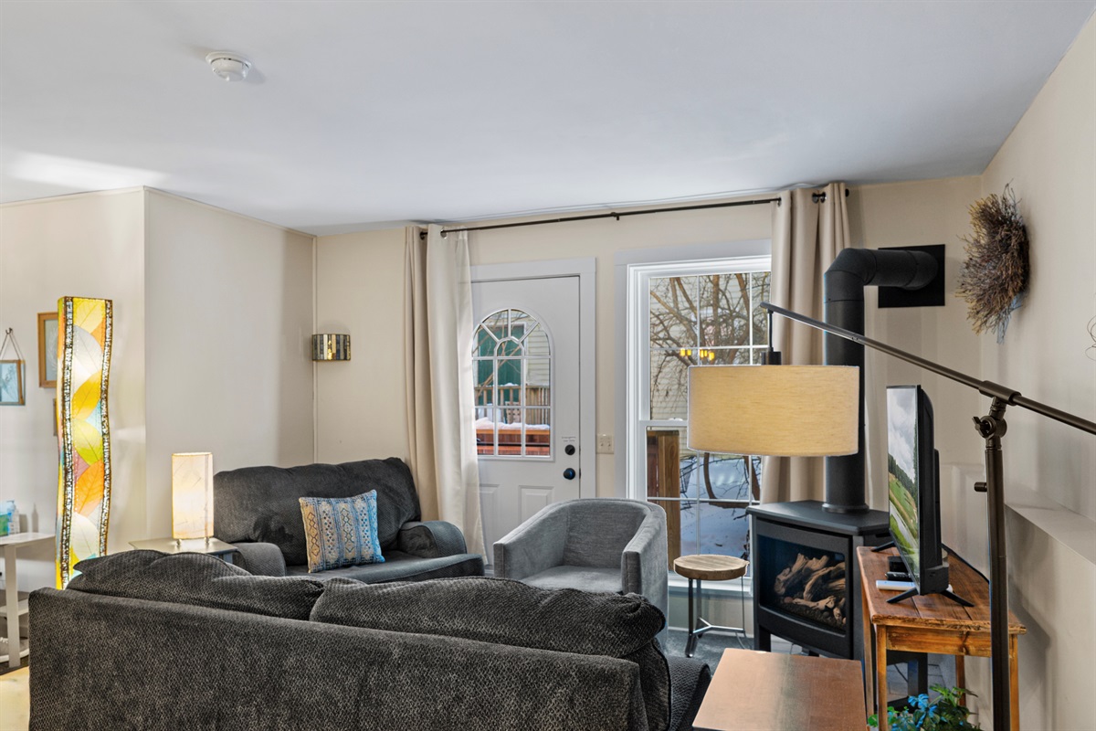 Sit by the window on the inviting armchair and read your favorite book