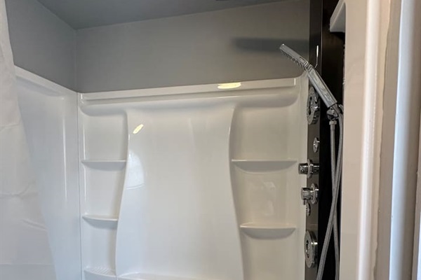 Check out this shower! 