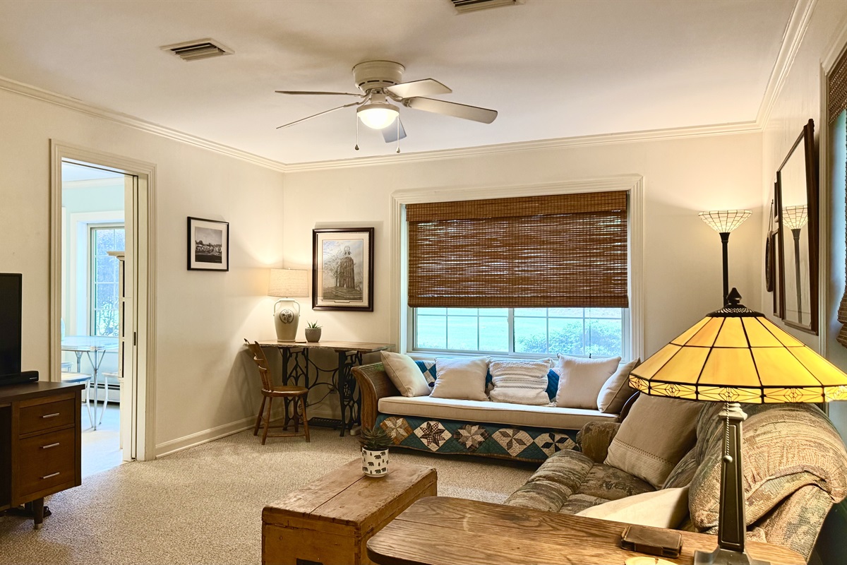 Relax and recharge in this comfortable lower level space