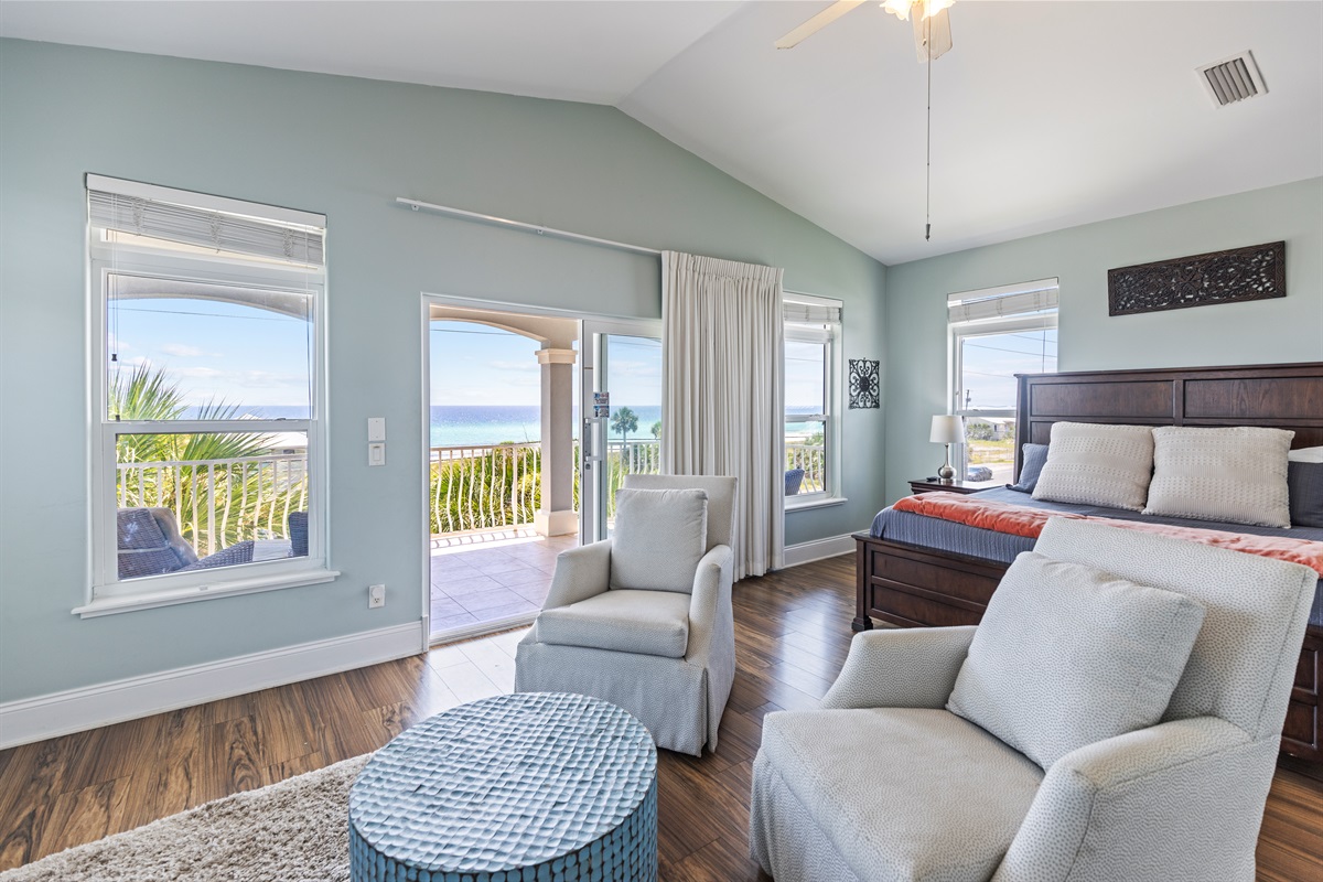 Gulf Views from 3rd Floor Master Bedroom
