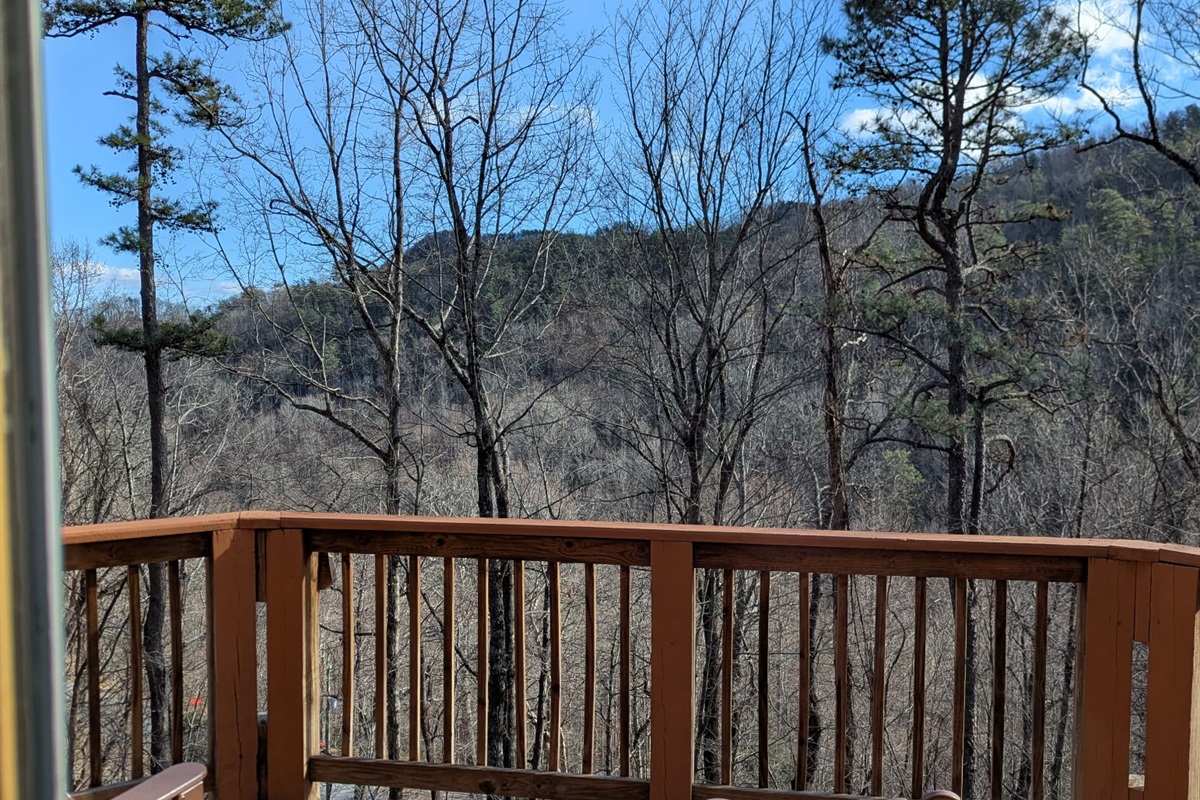 Winter views from upper deck