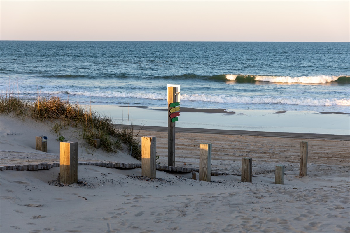 Endless beach day just steps from your door