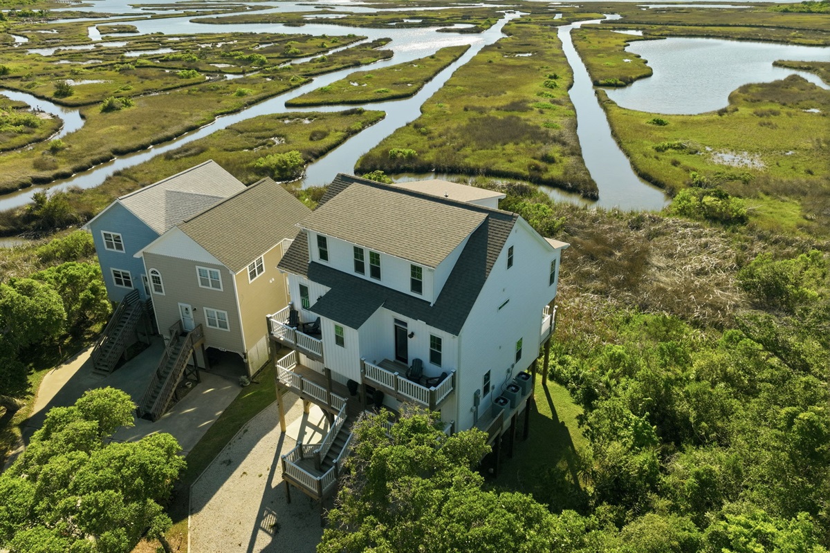 Sweeping marsh and water views create the perfect backdrop for your coastal getaway

