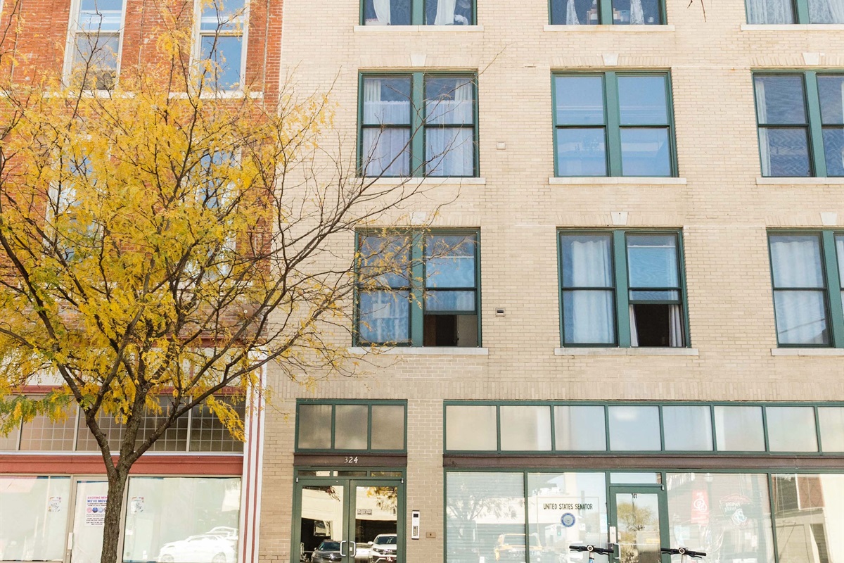 Lots of windows and natural light