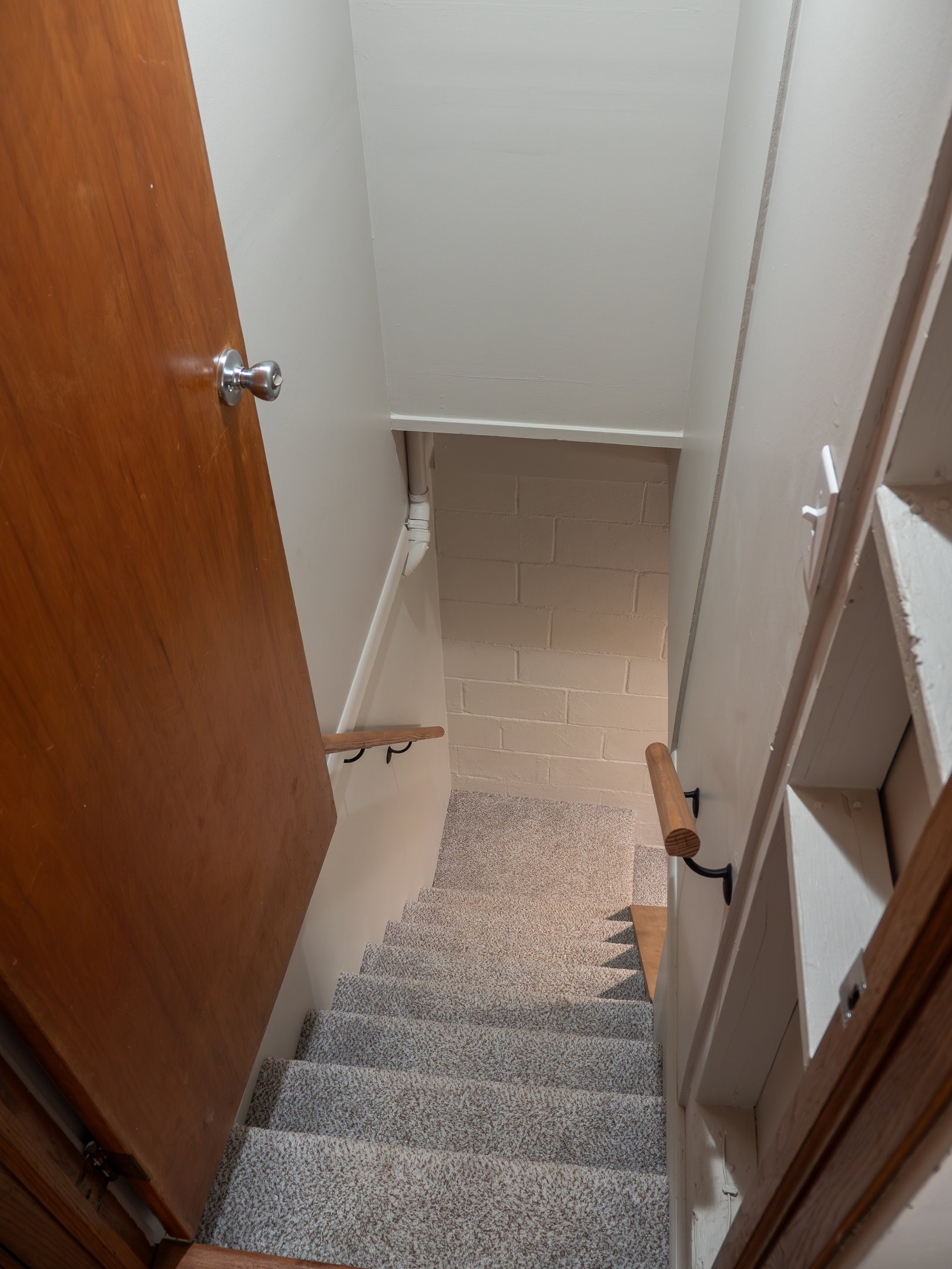 Stairs to lower level