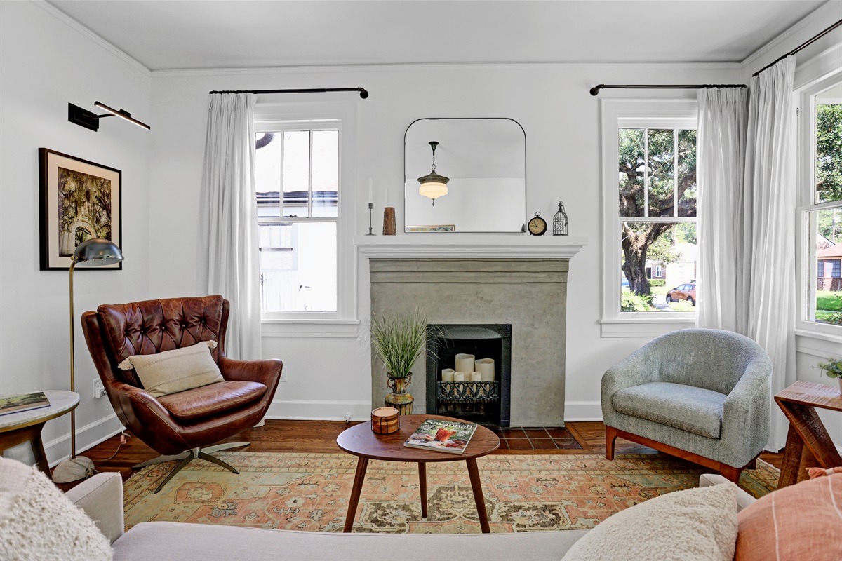 The open-concept living space invites you to unwind, connect, and feel at home.