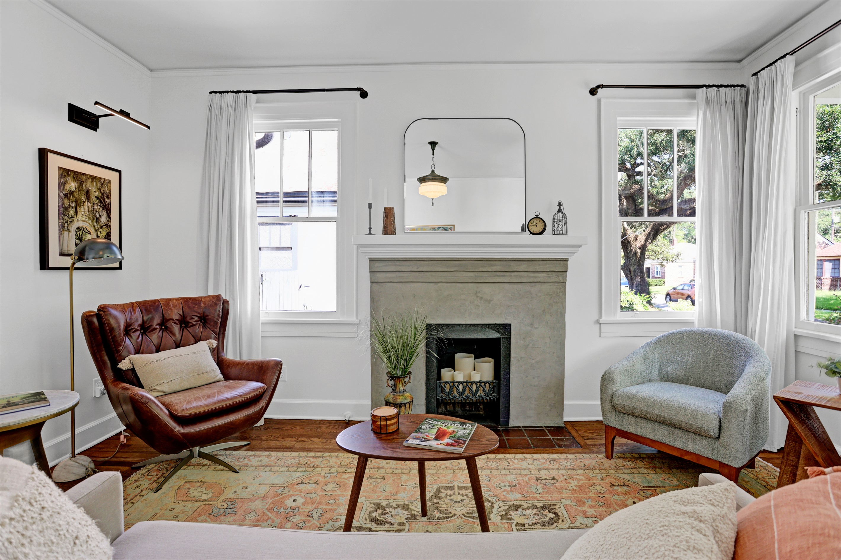 The open-concept living space invites you to unwind, connect, and feel at home.