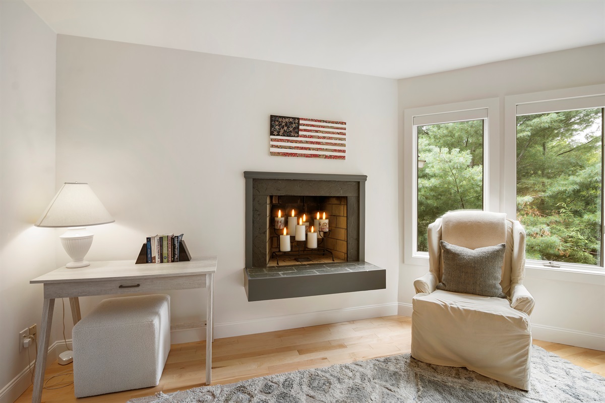 Decorative Fireplace in Master Bedroom