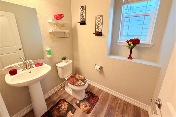Downstairs half bathroom