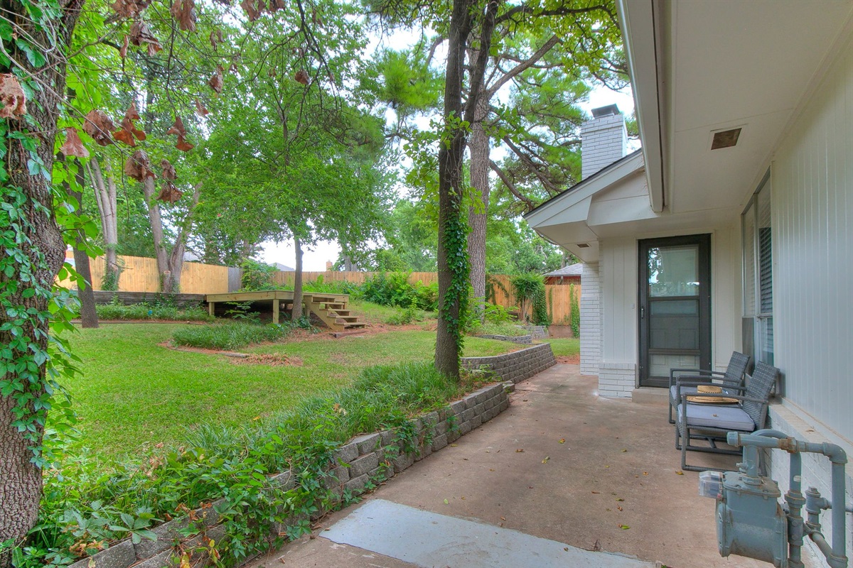 Fully Fenced Backyard