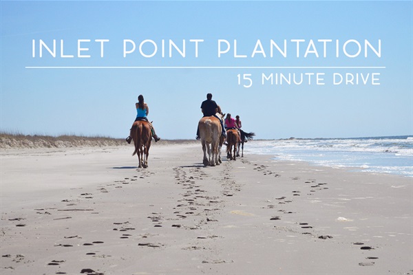 Inlet Point Plantation - Horseback riding on the beach!