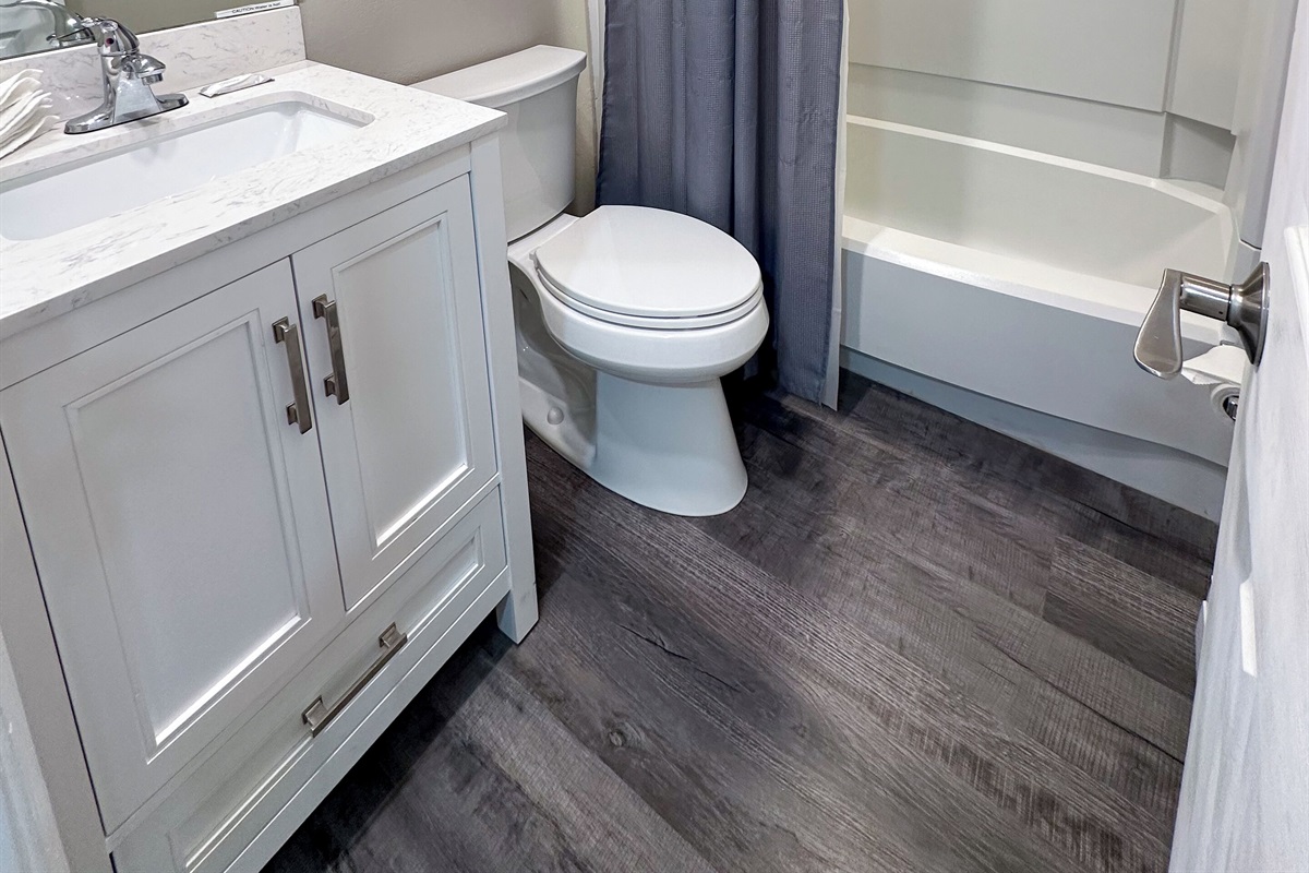 Bathroom with Tub/ Shower combination
