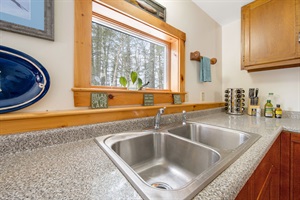 Fully stocked kitchen