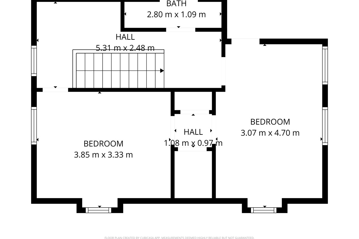 Upstairs Floor Plan
