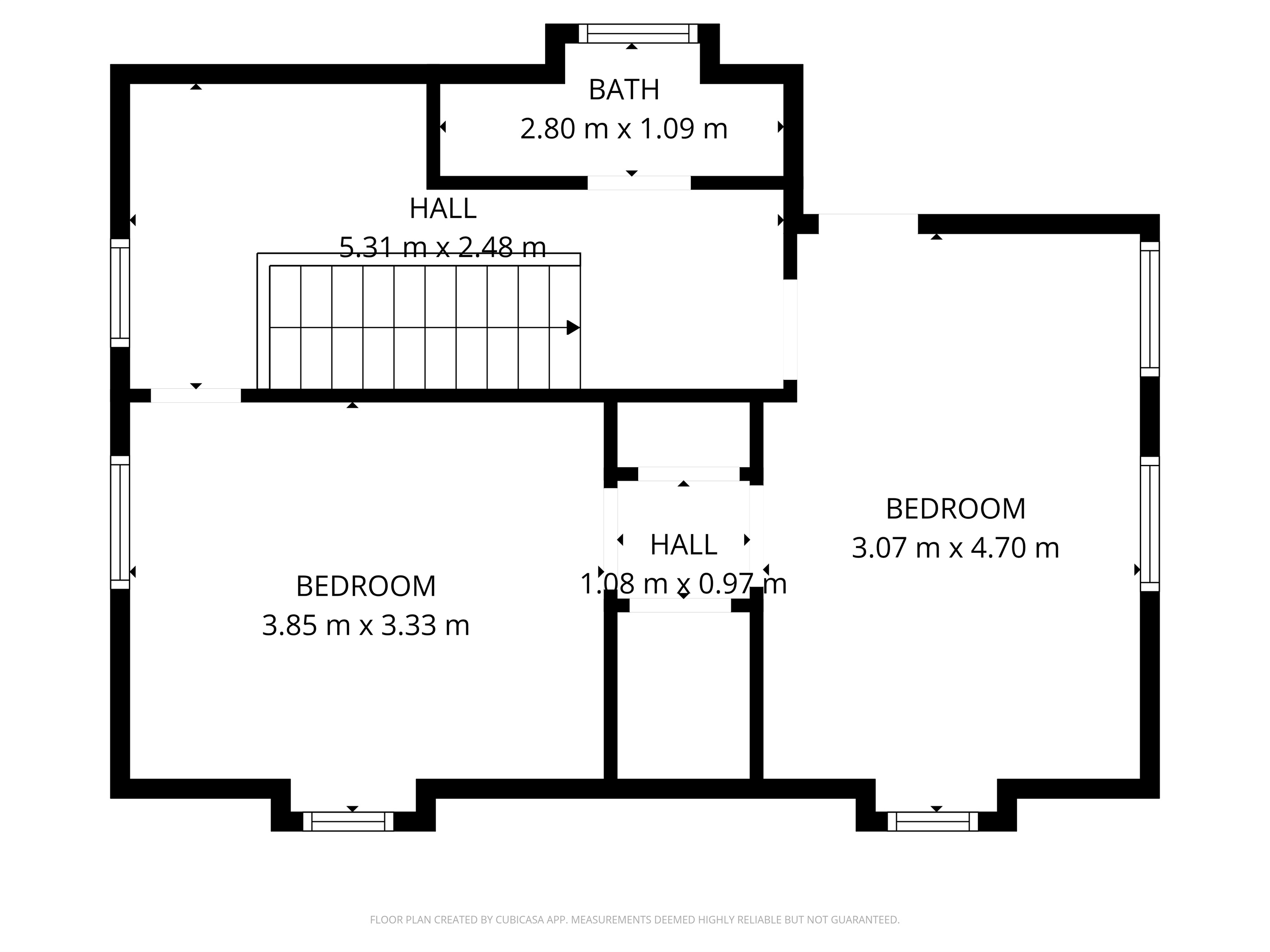 Upstairs Floor Plan