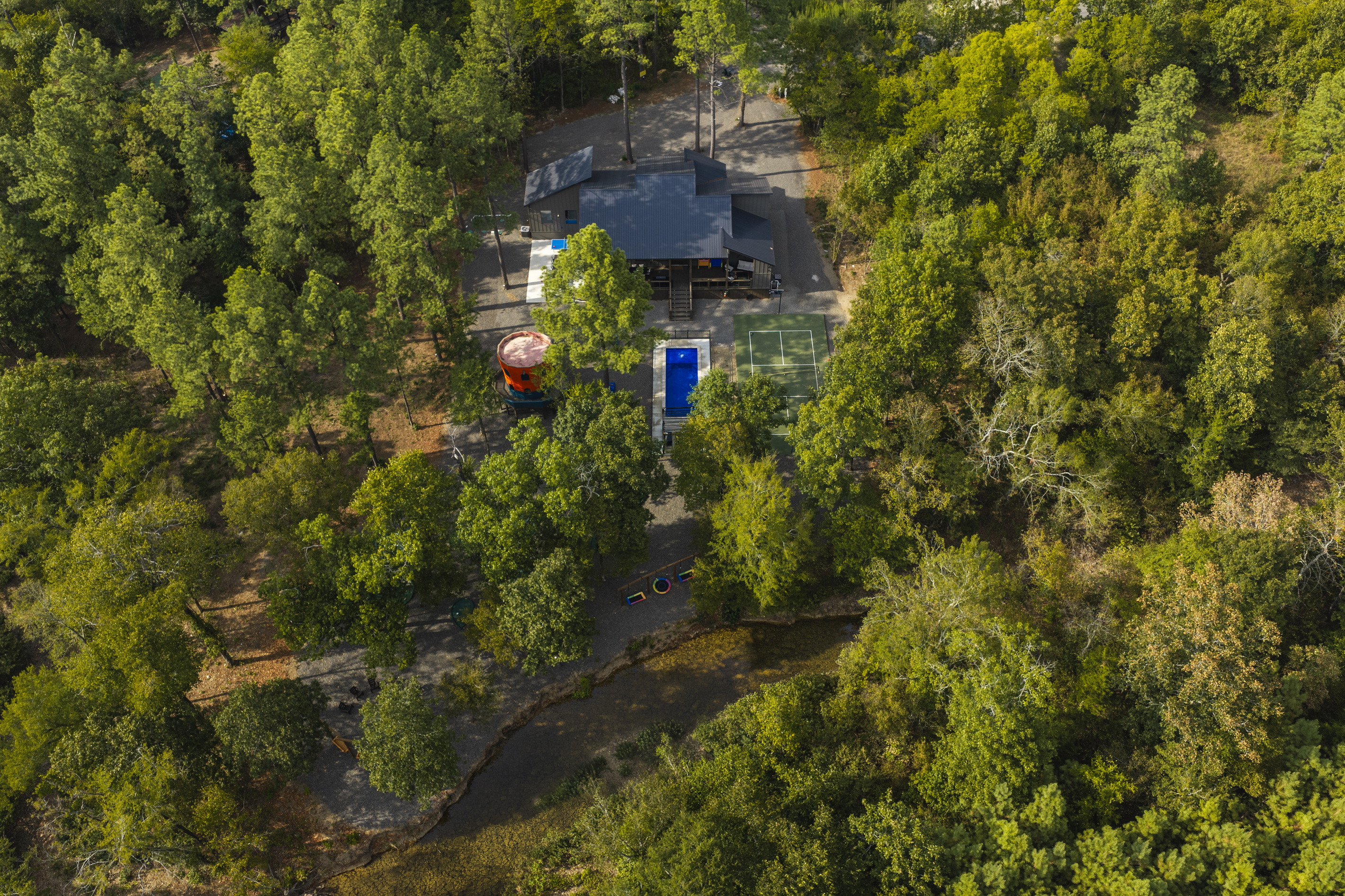 Creek backing hundreds of acres of National Forest