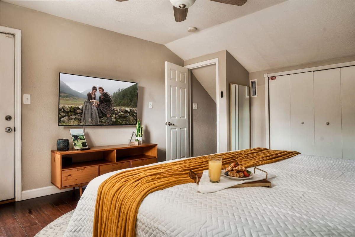 Watch your favorite show in bed