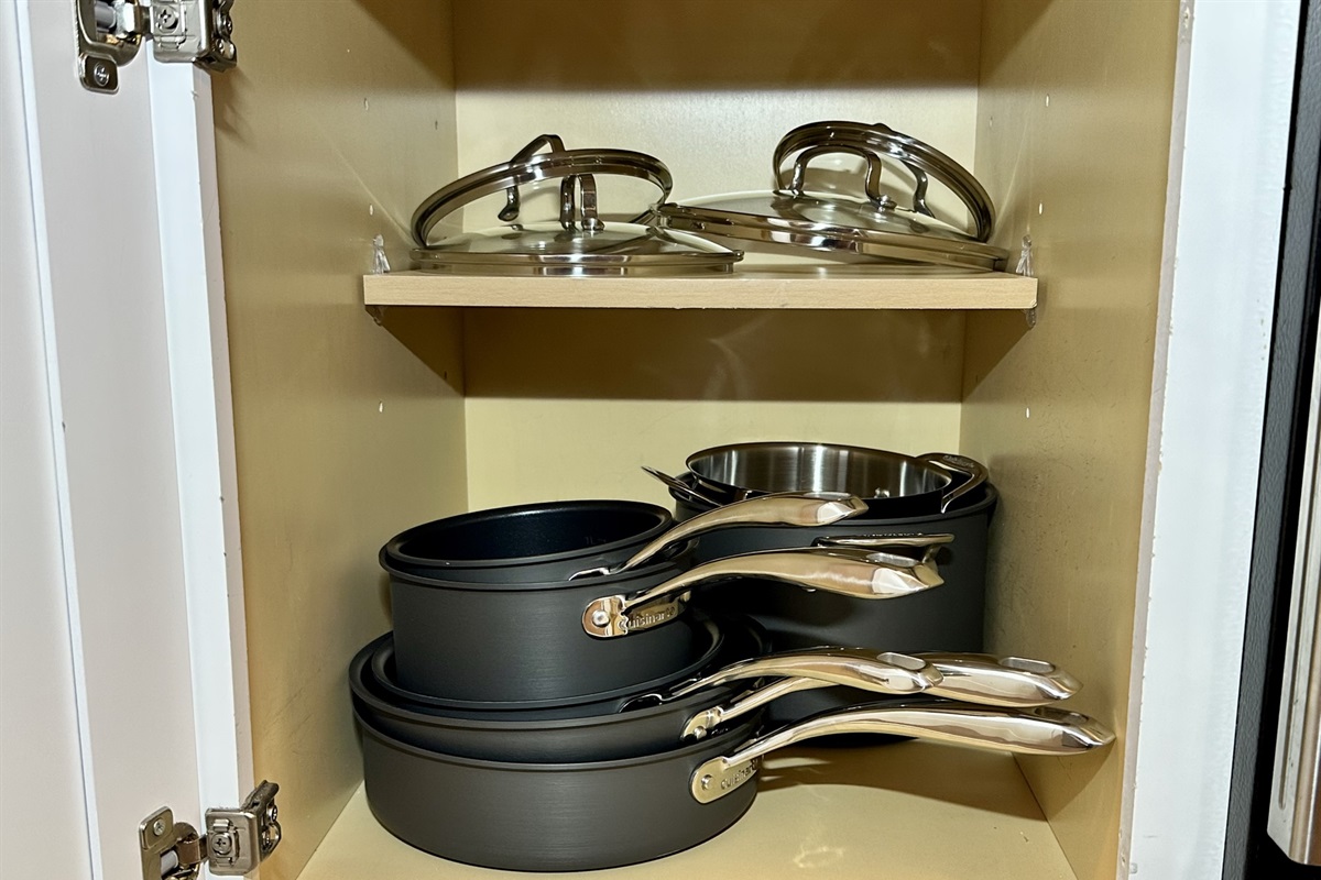 Heavy-duty Cusinart pot and pan set