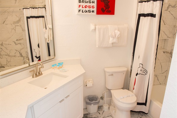 Bath attached to Suite 1