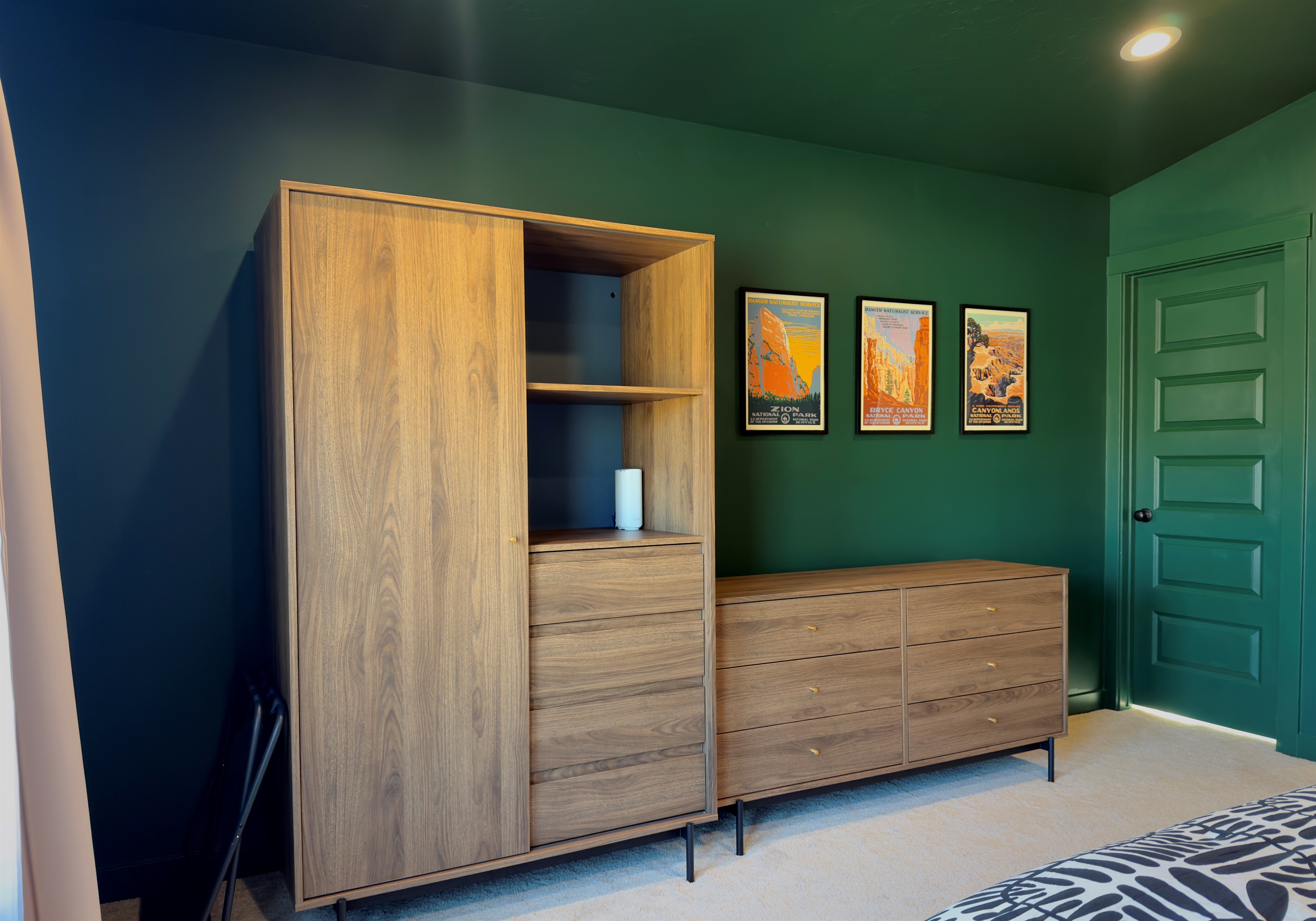 Primary Bedroom has spacious storage.