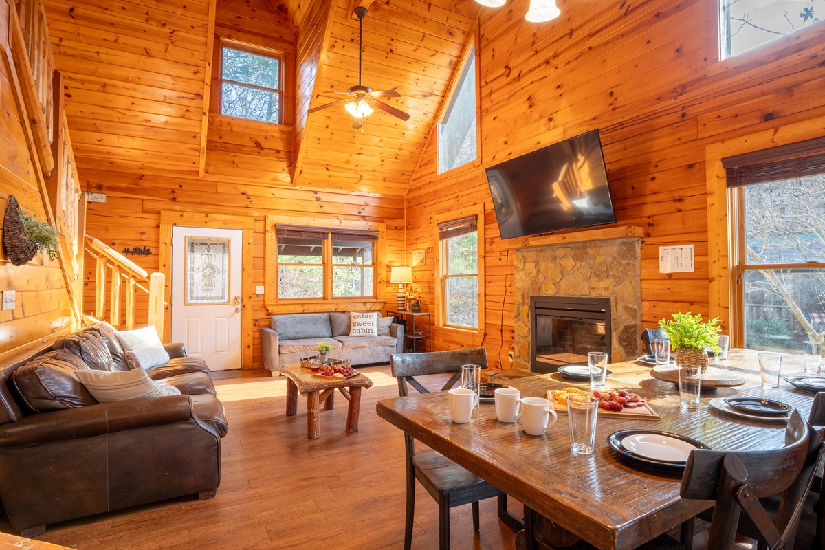 Make memories over shared meals or while relaxing in the sun drenched family room.