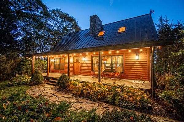 Relax and enjoy the peace and quiet of the secluded oasis on the front porch.