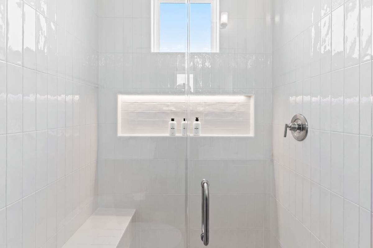 We’ve taken care of the little details so you can pack less. Every shower is stocked with Public Goods body wash, shampoo, and conditioner. A hair dryer is also provided in every full bathroom for added convenience.