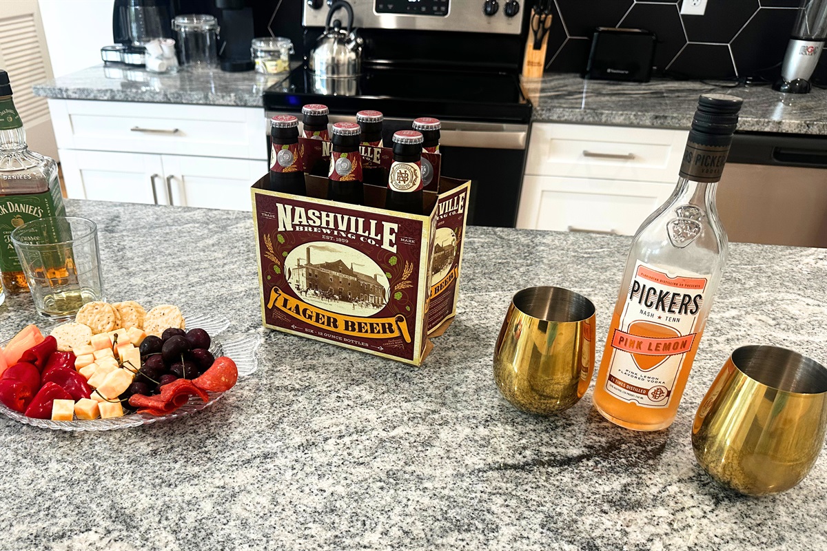 Be sure to bring back local favs to go along with your charcuterie. No alcohol? That's perfectly great too! Grab a local hot or cold brew!