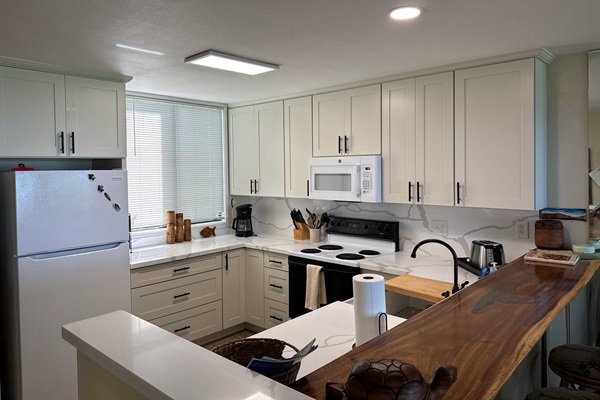 Enjoy the Bar Area by kitchen.