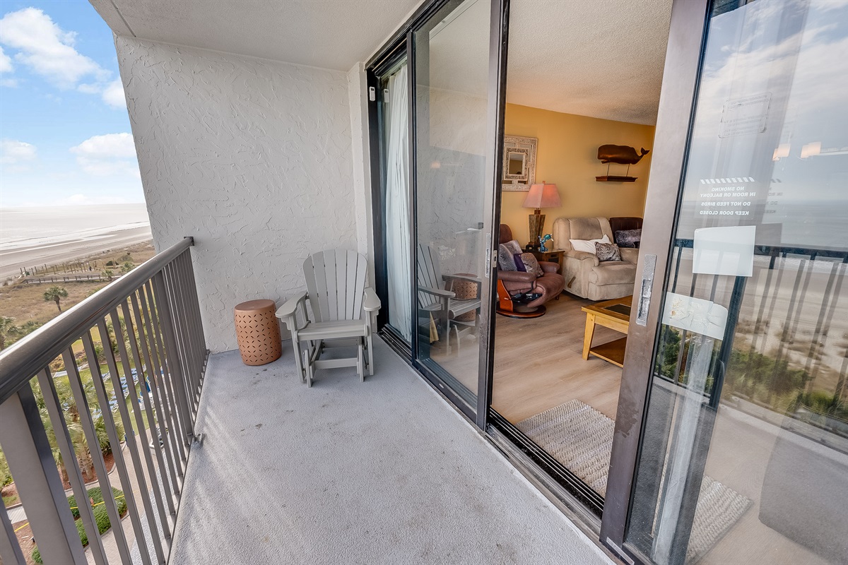 Amazing View from the Balcony!