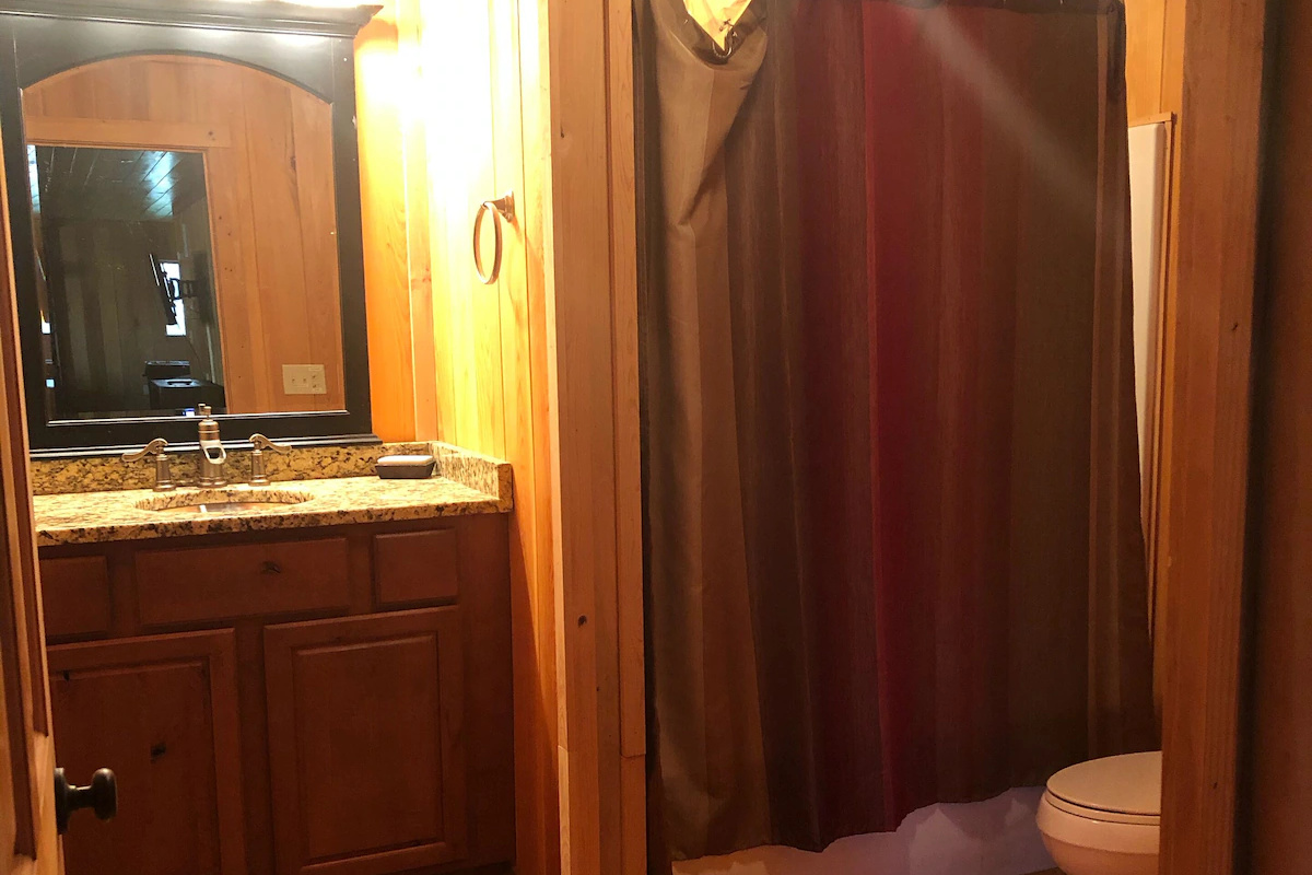 Game room bathroom