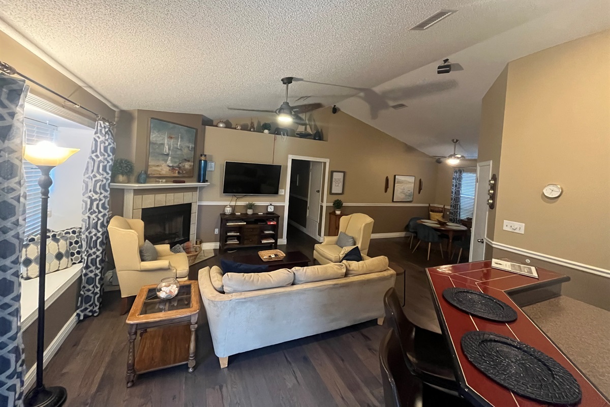 Relaxing living area