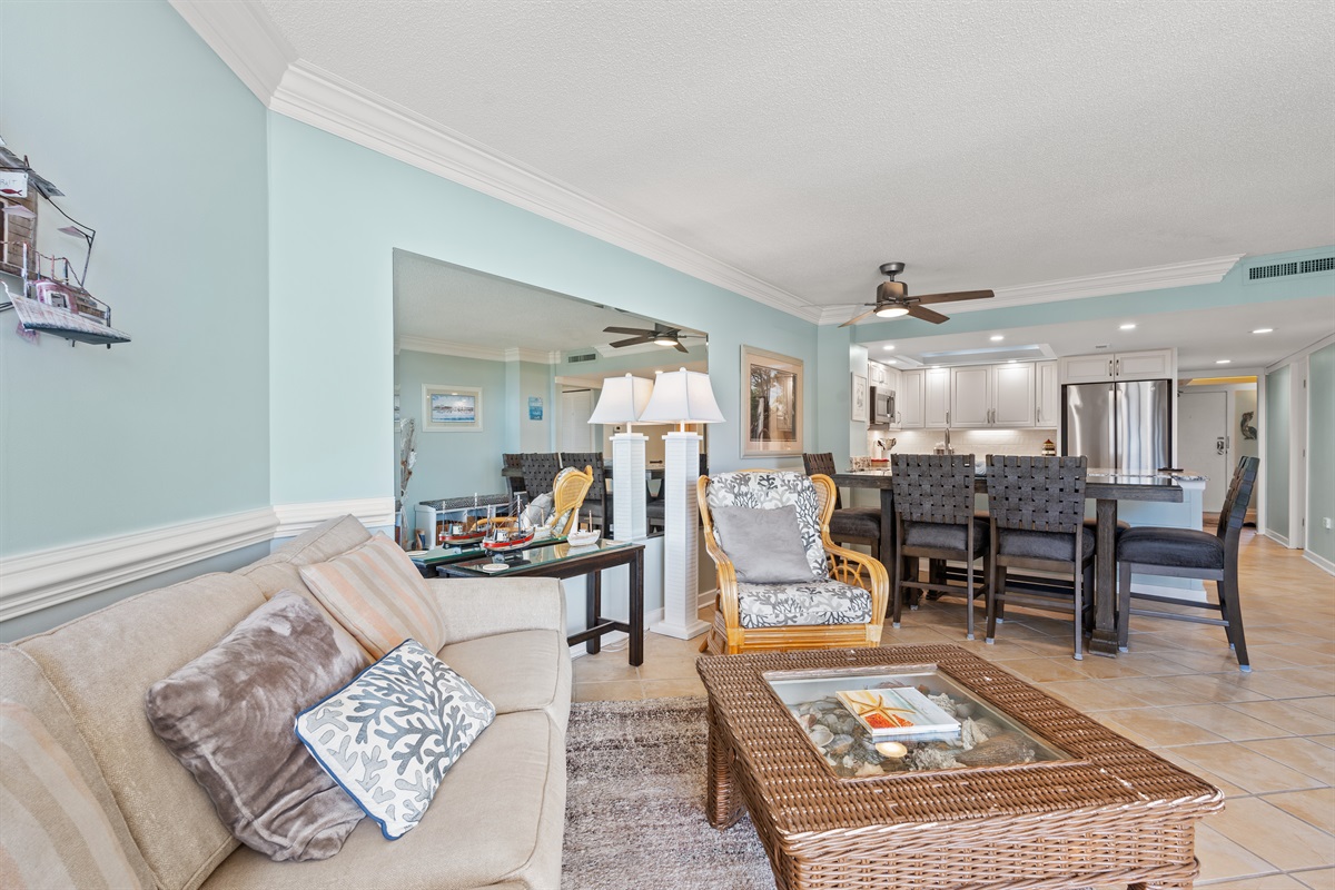 Spacious Living/Dining Areas