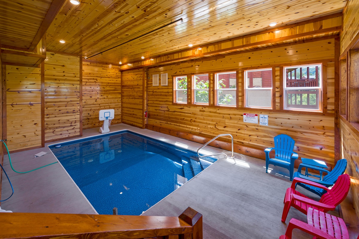 20'x12' Indoor Heated Pool