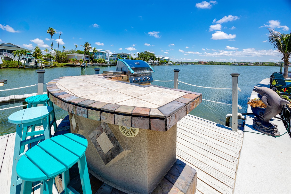 Grill out and enjoy the view!