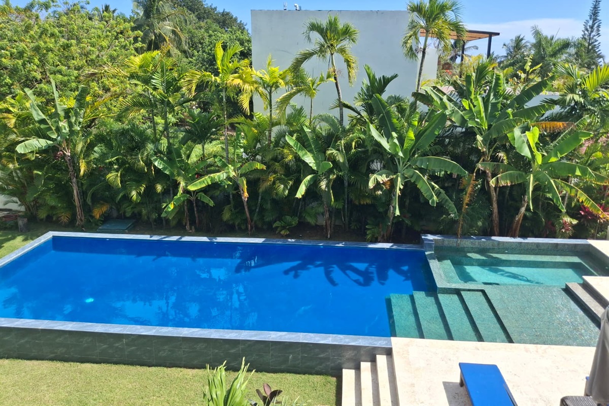 Pool view from balcony