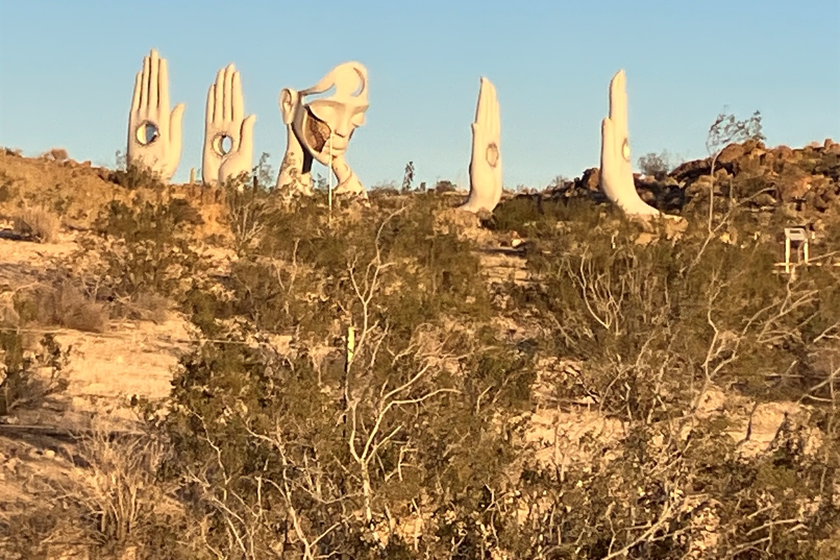 Nearby art (it's everywhere!)