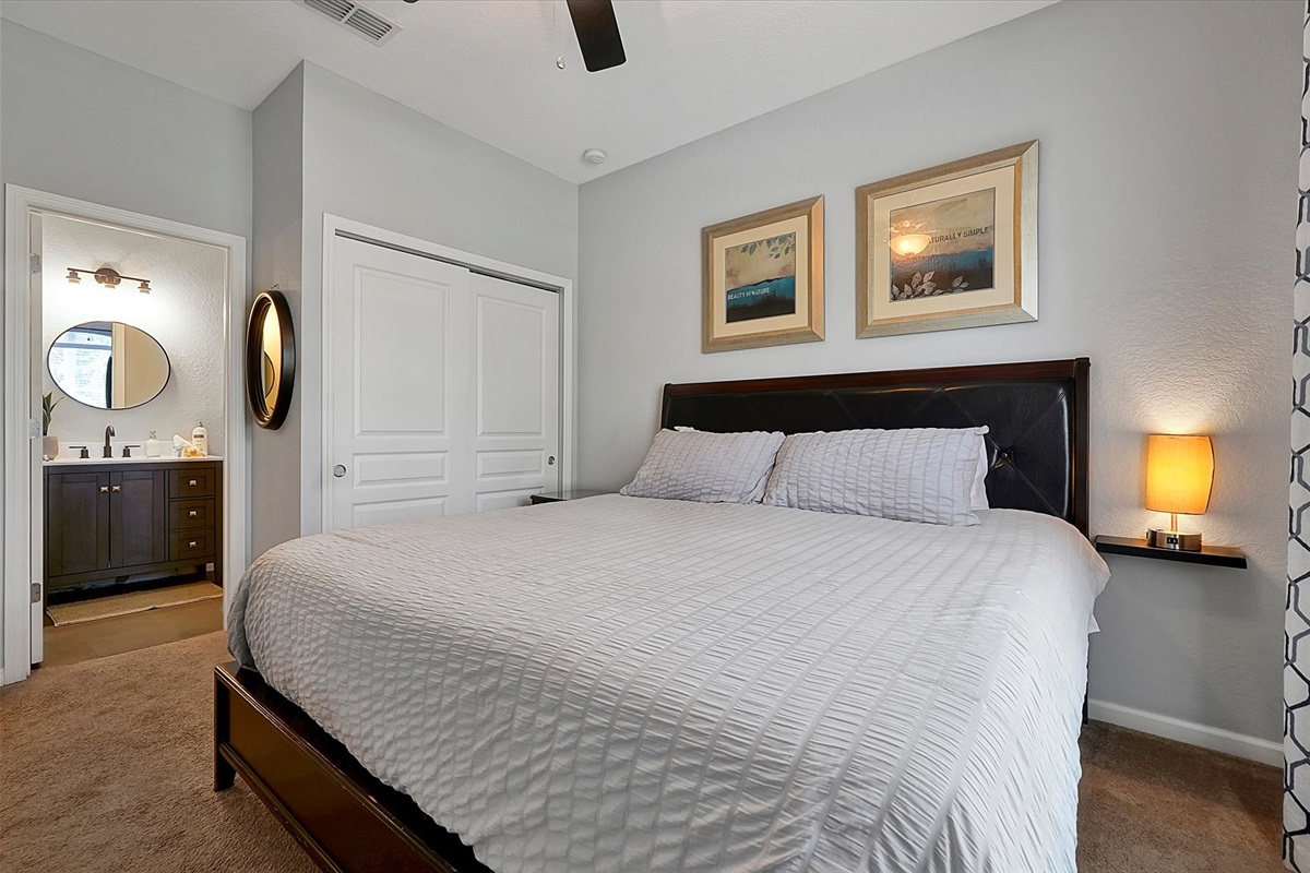 Main bedroom #2 king bed