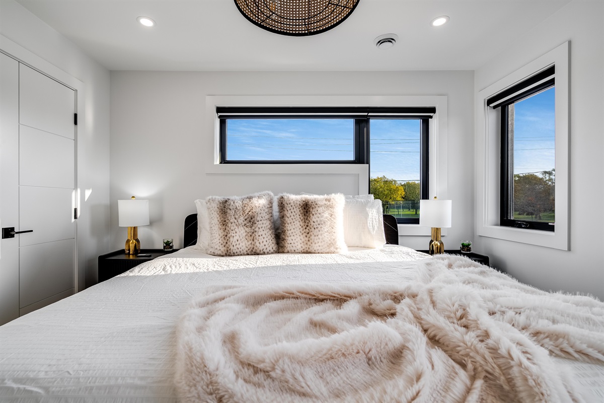 King Bedroom with Functional furniture enhances comfort and style.