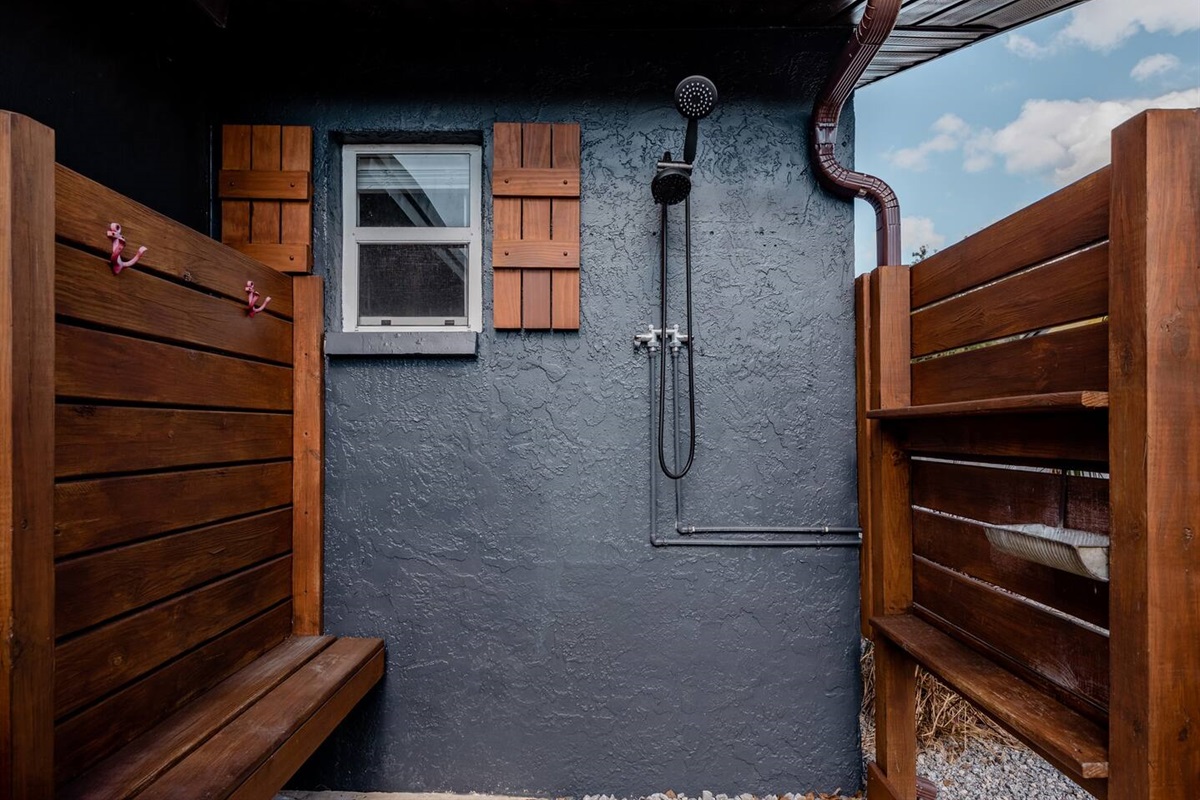 Outdoor shower