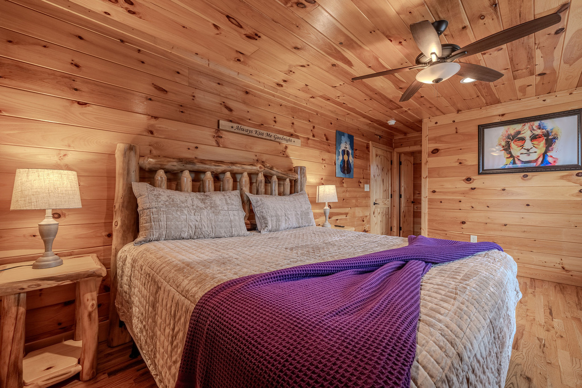 The Acoustic Suite gives guests a private place to recharge after hiking, shopping, dining, or enjoying the cabin’s entertainment spaces.