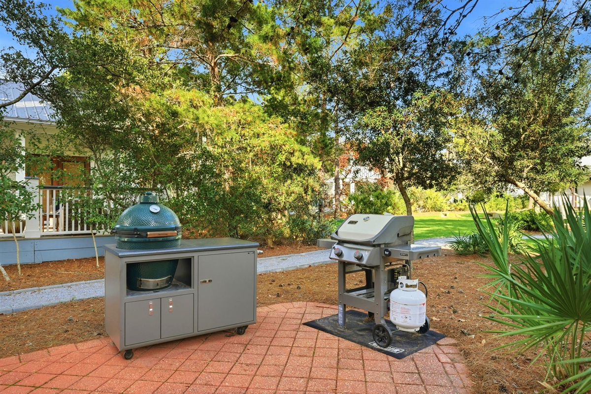 The best meals are cooked outdoors! Take advantage of our private grilling patio during your stay.