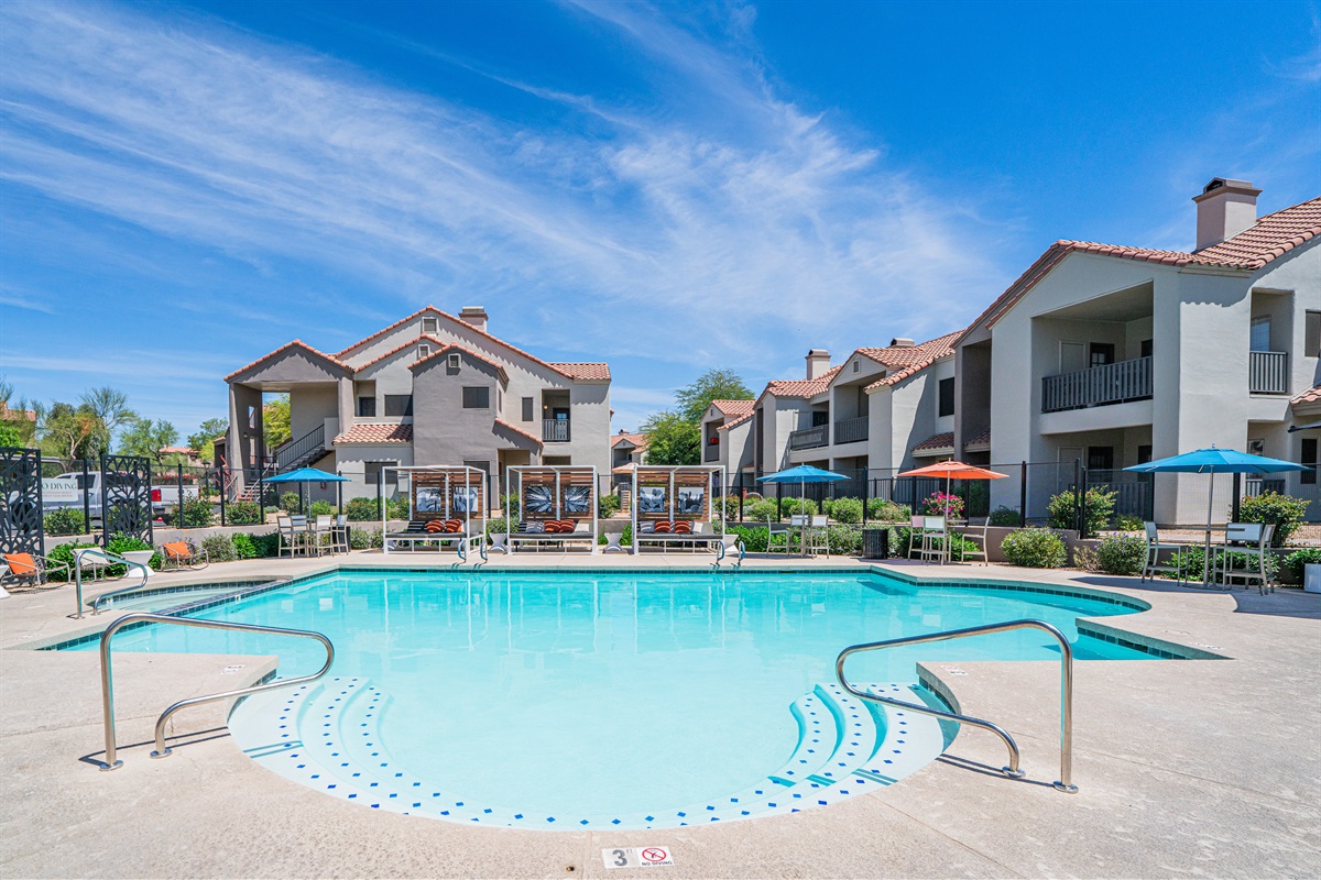 Enjoy peaceful mornings and relaxing poolside afternoons