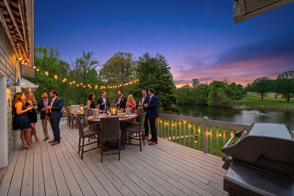 2nd Floor Patio overlooking lake.